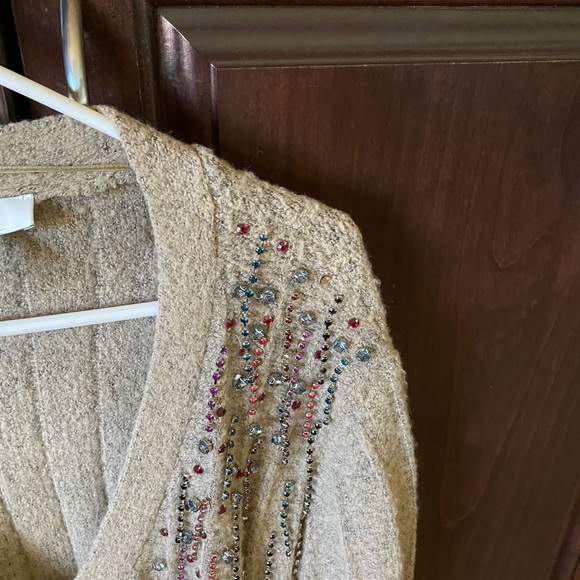 Ipekyol long jacket  with swarovski crystals - Picture 3 of 4